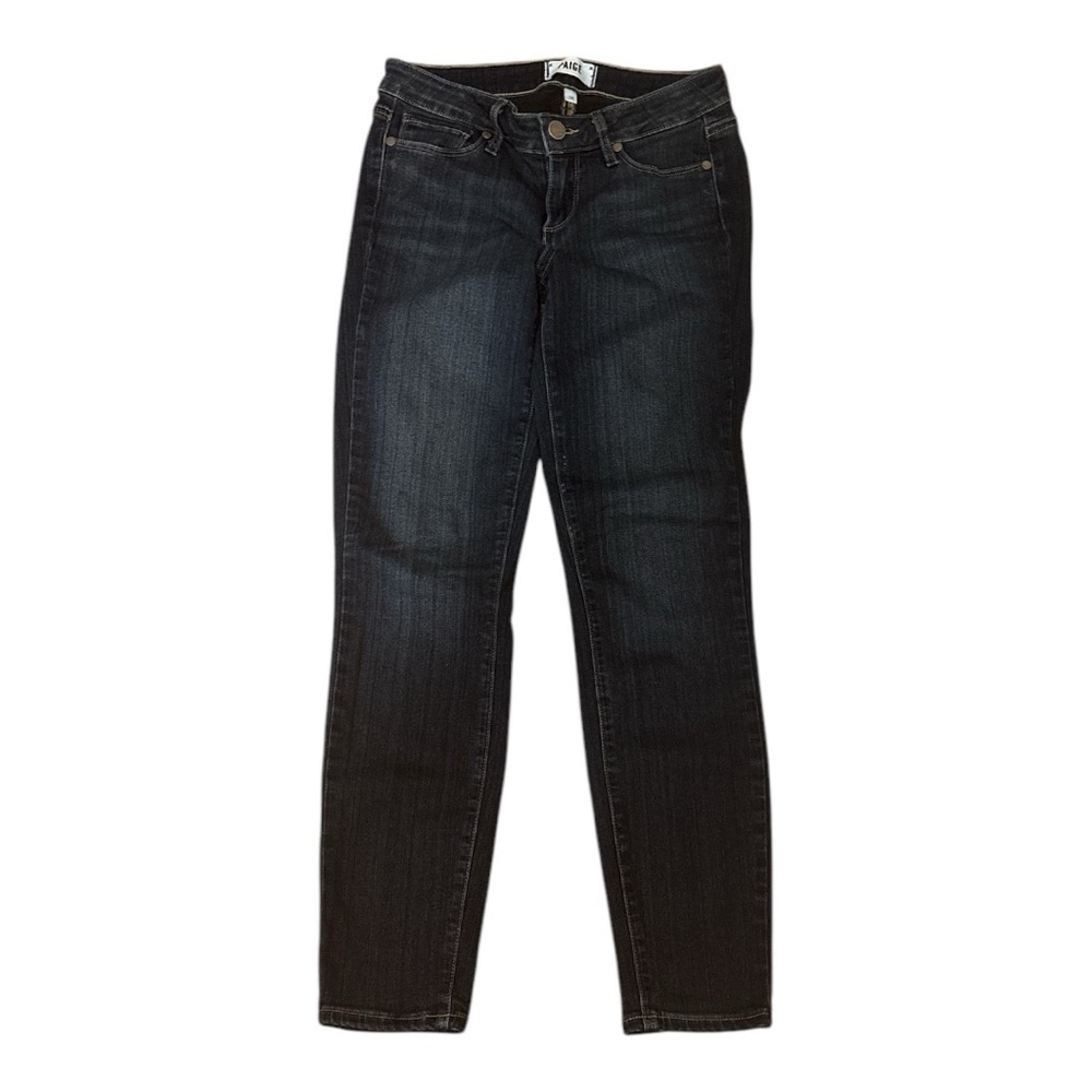 Paige Verdugo Ankle Women's Dark Blue Jeans Size 26 Made in the U.S.A - Picture 2 of 5